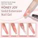 Honey Joy Nude Builder Nail Gel 100g/3.5oz - Nail Extension Sculpting Gel for LED/UV - Nail Art Manicure HJ-GEL005-Nude Yellow - Buy Online on GoSupps.com