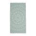 Sand Cloud Large Turkish Beach Towel - Sand Free - 100% Organic Turkish Cotton Yarn - Quick Dry Towel for Beach, Picnic Blanket or Throw - As Seen on Shark Tank - Mandala (Mint) Mandala (Mint) Regular
