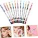 Gogogmee 12pcs Colorful Eyeliner Eye Liner Liquid Liner Colored Eye Liner Pencils Set Liquid Eyeliner Mousse - Buy Online on GoSupps.com