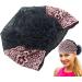 Buerfu Lace Headbands for Women Girls Stretch Headband Wide Women Stretchy Vintage Lace Edge Headband Hairband Bandana Bohemian for Women Pink - Buy Online on GoSupps.com
