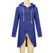 Yihaojia Hoodies for Women Fleece Zip Up Long Winter Jacket Irregular Hem Oversized Sweatshirt Fall Clothing Trendy 2024 Blue#80 3X-Large - Buy Online on GoSupps.com