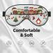 Buy Cute Christmas Owls on Branch Unisex Sleeping Eye Mask | Soft Adjustable Eye Mask for Comfortable Sleep - Buy Online on GoSupps.com