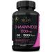 D-Mannose 1500 mg Health Food Supplement 120 Vegan Caplets Helps Support a Healthy Urinary Tract & Bladder