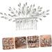 FRCOLOR Hair Comb Bridesmaid Hair Accessories Pearl Hair Accessories Flower Hair Clips for Women Hair Accessories for Women Pearl Tiara Women's Iron Rhinestones Rhinestone Hair - Buy Online on GoSupps.com