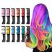 Hair Chalk Comb 12 Colors Temporary Washable Hair Color Girls Gifts Brush Set for Kids Boys & Girls Hair Dyeing Party Christmas and DIY