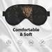 Leopard Print Unisex Sleep Eye Mask - Soft Comfort Eye Shade for Travel Yoga & Shift Work - Buy Online on GoSupps.com