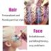 Fluorescent Glitter Set - 6 Iridescent Colors for Face Nails Hair & Body | Chunky Sequin Makeup Effects - Buy Online on GoSupps.com
