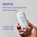 Native Deodorant Contains Naturally Derived Ingredients 72 Hour Odor Control | Seasonal Scents for Women and Men Aluminum Free with Baking Soda Coconut Oil & Shea Butter | Bergamot & Pine - Buy Online on GoSupps.com