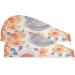 Orange Flower Cups Hair Towel 2 Pack - Super Absorbent Quick Dry Turbans for Women & Girls - Buy Online on GoSupps.com