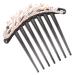 Housoutil Pearl Hair Comb Formal Hair Accessories for Women Geometric Bee Hair Pin Decorative Hair Comb Hair Styling Accessories Hanfu Hair Accessories Tiara Miss Leaf Rhinestones Wedding