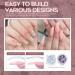 Modelones Poly Extension Gel Nail Kit - 6 Colors, 48W Nail Lamp & Slip Solution - DIY Manicure Kit for Beginners - Buy Online on GoSupps.com