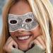 Fovolat Ice Eye Cover Hot/Cold Compress Eye Covers Cold Sensation Gel Eye Protectors Reusable Gel Spa Bead Eye Covers For Puffiness/Dark Circles/Eye Bags/Dry Eyes Silver - Buy Online on GoSupps.com