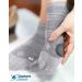 Doctor's Select Bunion Relief Socks 2 Pairs for Women and Men | Compression Bunion Corrector Socks - Medium Black/Gray - Buy Online on GoSupps.com