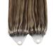 UGEAT Microring Hair Extensions - 50cm Real Hair Chocolate & Caramel Brown Micro Loop #4/27 - Premium Remy Quality - Buy Online on GoSupps.com