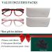2 Pack Blue Light Glasses for Kids Girls | Anti-Fatigue Computer Game Glasses | Ages 4-14 | Anti Eyestrain & UV Glare Protection | Red & Pink - Buy Online on GoSupps.com