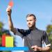 Jizzu Football Referee Card Set - 2 Red & Yellow Cards + Whistle & Toss Coins for Game - International Shipping - Buy Online on GoSupps.com