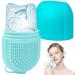 Ice Mold for Face Ice Face Roller Ice Roller Silicone Facial and Eye Reusable Facial Treatment to Tone Skin & De-Puff The Eye Area and Lubricate The Skin (Blue)