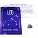 DANCING BEAR Leo Zodiac Healing Crystals Gift Set - 14 Pc with 18K Gold-Plated Constellation Necklace, Meteorite, Succulent Candle, Palo Santo Smudge Stick & Info Guide | Made in USA - Buy Online on GoSupps.com