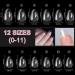 Short Almond Nail Tips - Clear Nail Tips ZAHRVIA Soft Gel Full Cover Nail Tips for Soak Off Nail Extensions kit - 192PCS False Nails Acrylic Nail Tips 12 Sizes (Short Almond) Short Almond-192 - Buy Online on GoSupps.com