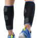 Odoland Adjustable Calf Support - Compression Stockings for Muscle Tear Relief - Blue - 1 Pair - Buy Online on GoSupps.com