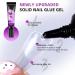 Buy Solid Nail Glue Gel - 10g Fast-Drying Formula for Press On Nails | Includes Remover & Nail File | Super Strong Long Lasting No UV Lamp Needed - Buy Online on GoSupps.com