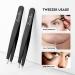 ZERNBER Precision Tweezer Set for Women - Stainless Steel, 4-Piece with Leather Bag - Buy Online on GoSupps.com
