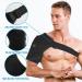 USB Shoulder Heating Pad | Adjustable Heated Brace Wrap for Rotator Cuff Relief | 3 Heat Settings & Compression Sleeve - Portable Support - Buy Online on GoSupps.com