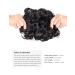 YAMEL Dark Brown Chignon Hairpiece | Curly Bun Extensions for Women | Updo Hair Pieces | Synthetic Messy Bun Hair Piece - Buy Online on GoSupps.com