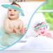 Kids Bath Shower Cap - Blue Shampoo Bath Visor for Toddlers, Infants - Hair Washing and Eye Protection - Buy Online on GoSupps.com