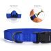 Audwud Thick Nylon Dog Collar - Classic Adjustable Neck Band for Small Medium & Large Dogs | Deep Sea Blue - XS (25-36 cm) - Buy Online on GoSupps.com