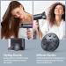 Sawop Hair Dryer with Diffuser Lightweight Blow Dryer for Curly Hair for Women/Men 1800 Watt Ionic HairDryer Blow Dryer with Nozzle for Fast Drying as Salon Portable Dark Grey - Buy Online on GoSupps.com