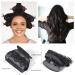 HIVEXAGON 12-Piece Curler Clips Set - Essential Holders for Small Medium & Jumbo Curls | Stylish Black - Buy Online on GoSupps.com
