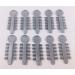 100Pcs Orthodontic Rotation Wedges Ligature Rotary Pad Dental Elastic Bands - Silver Grey - Buy Online on GoSupps.com