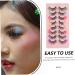 HONMEET 8 Pairs Colored False Eyelashes Fake Eyelash Fake Eye Lashes Simple False Eyelashes Easy False Eyelashes False Eye Lashes Fake Lashes Faux Eyelashes False Lash Imitation - Buy Online on GoSupps.com