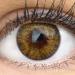 Glamlens Palermo Brown Contact Lenses | Natural Brown Color | Silicone Hydrogel | 1 Pair (2 pcs) | Dia 14.00 | Strong Coverage - Buy Online on GoSupps.com