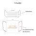 BAF Community Masks for Teens - Unisex Cotton Washable Motif Masks | 14cm Wide - Stylish & Comfortable Nose Protection - International Shipping Available - Buy Online on GoSupps.com
