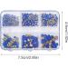 FEIlei Clear Nail Rhinestones 3D Nail Gems Nail Diamonds Pointed Back Nail Stones - Buy Online on GoSupps.com