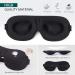 Ultralight 3D Sleep Mask (Grey)+ Upgraded Eye Mask for Sleeping (Black) Blackout Night Blindfold Zero Pressure Eye Cover - Buy Online on GoSupps.com