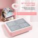 Saviland Nail Dust Collector with Lamp - Powerful 40W Electric Suction Machine for Acrylic Gel Nails - Low Noise Pink Dust Extractor - Buy Online on GoSupps.com