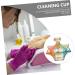 Ipetboom 1pc Nail Art Crystal Cup Glass Nail Cup Glass Nail Monomer Container Nail Dipping Dish Clear Glass Crystal Acrylic Nail Brush Cups with Lid Powder Manicure Nail Supplies 9.1x9cm Assorted Color - Buy Online on GoSupps.com