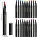 20 Colors Nail Pen 8ml - Quick Dry, Long Lasting, Waterproof DIY Nail Art Pen for Abstract Lines, Dotting, and Floral Design - One Size - Buy Online on GoSupps.com