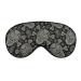 Skulls and Paisley Sleep Mask for Women Adjustable Sleeping Eye Shades Cover with Elastic Strap