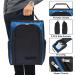BestFire Golf Shoe Bag - Zippered Design Shoe Carrier Bag for Men and Women with Large Storage Space and 2 Side Pockets - Ideal for Golf, Basketball, Baseball, Tennis - Blue Color - Buy Online on GoSupps.com