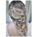SWEETV Rose Gold Hair Vine - Braided Wedding Headband Bohemian Headpiece - 28.5 inch/72 cm Extra Long Crystal Pearl Bridal Hair Accessories for Brides Bridesmaids Rose Gold (Lengthened) 28.5 Inch (Pack of 1)