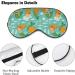 Mermaid Sleep Mask - Adjustable Strap Eye Cover for Sleeping, Blocking Light - Perfect for Travel, Naps - Men and Women - Buy Online on GoSupps.com