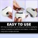 Automatic Electric Nail Clipper Electric Nail Trimmer with LED Light and 3 Speeds Electric Fingernail Cutter USB Rechargeable Electric Nail File with LCD Digital Display for Adult Seniors Baby White - Buy Online on GoSupps.com