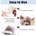 Shoe Heel Repair Patch Self-Adhesive Sneaker Hole Repair Leather Patch Shoe Hole Prevention Patch for Most Types of Shoes Large and Small Black+white 4 - Buy Online on GoSupps.com