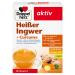 Double heart of hot ginger + curcuma - vitamin C and zinc make a contribution to the normal function of the immune system - 10 vegan portions of hot ginger + curcuma 10 pieces (1 Pack)