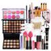 Everything in a make-up set with eyeshadow palette lipstick concealer 28 pieces all in one make-up gift set cosmetics make-up starter kit with cosmetic bag for teenage girls women