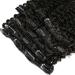 8 Piece Clip-In Extensions 100% Remy Human Hair - Virgin Afro Kinky Curly Hair 1# Black 120g 14-Inch - International Shipping Available - Buy Online on GoSupps.com